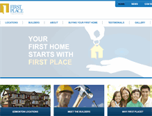 Tablet Screenshot of firstplaceprogram.com